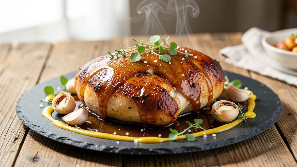 Baked Honey Dijon Mustard Chicken Recipe: Glazed Crispy Skin and Tangy Sweet Bite