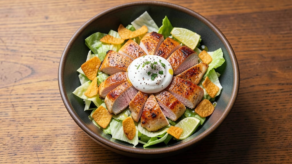 Applebee's Fiesta Chicken Salad Recipe: Crispy Tortilla Bites with Zesty Lime Dressing