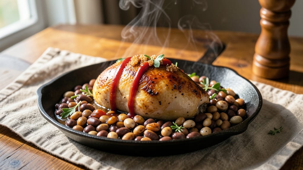 Baked Beans with Chicken Recipe: Smoky-Sweet Dumplings Lock in Flavor
