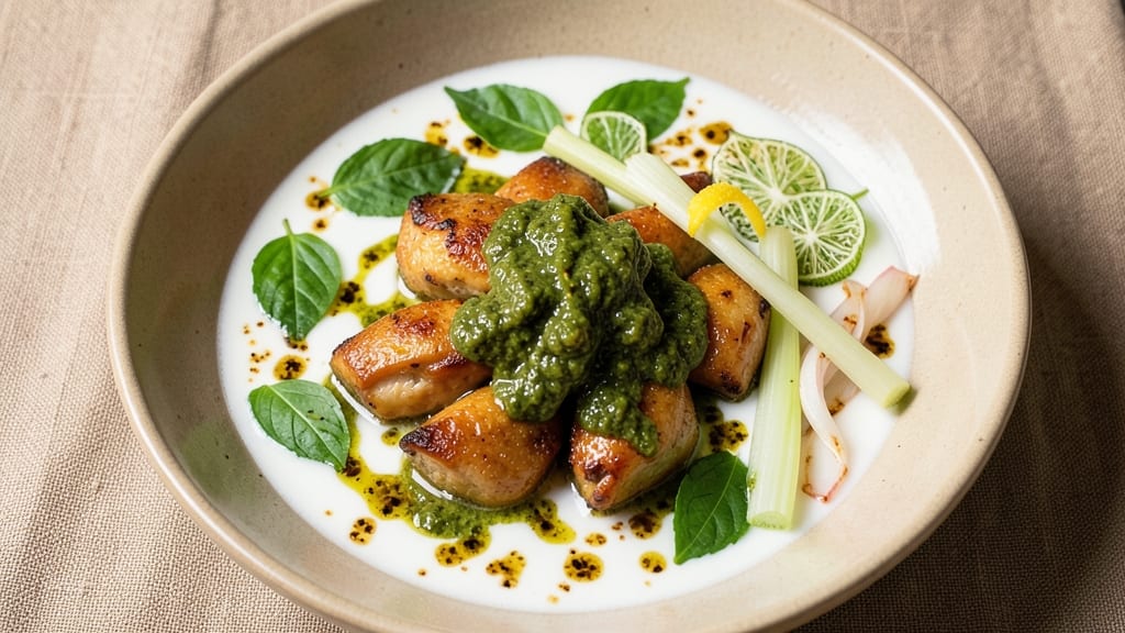 Authentic Thai Green Chicken Curry Recipe: Fragrant Basil-Kaffir Leaf Balance