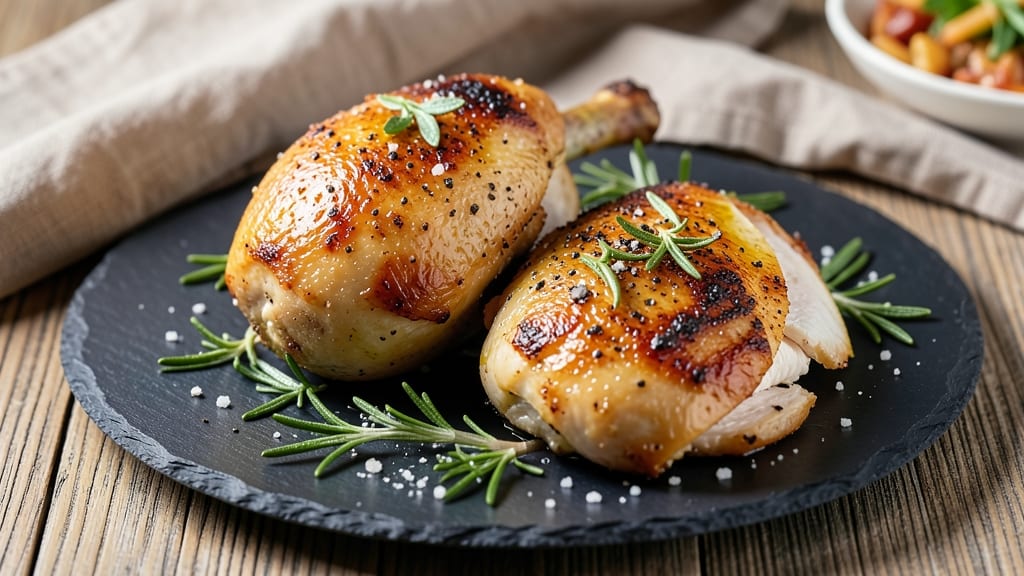 Baked Chicken With Crispy Skin Recipe: High-Heat Roast to Shatterproof Crunch