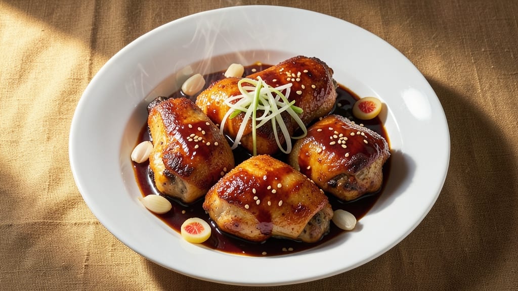 Baked Hoisin Chicken Thighs Recipe: Sticky-Sweet Glaze With Foil-Sealed Tenderness