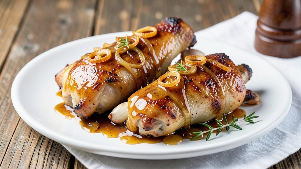 Baked Chicken Thigh Sauce Recipe: Honey-Garlic Pan Sauce With Umami Depth