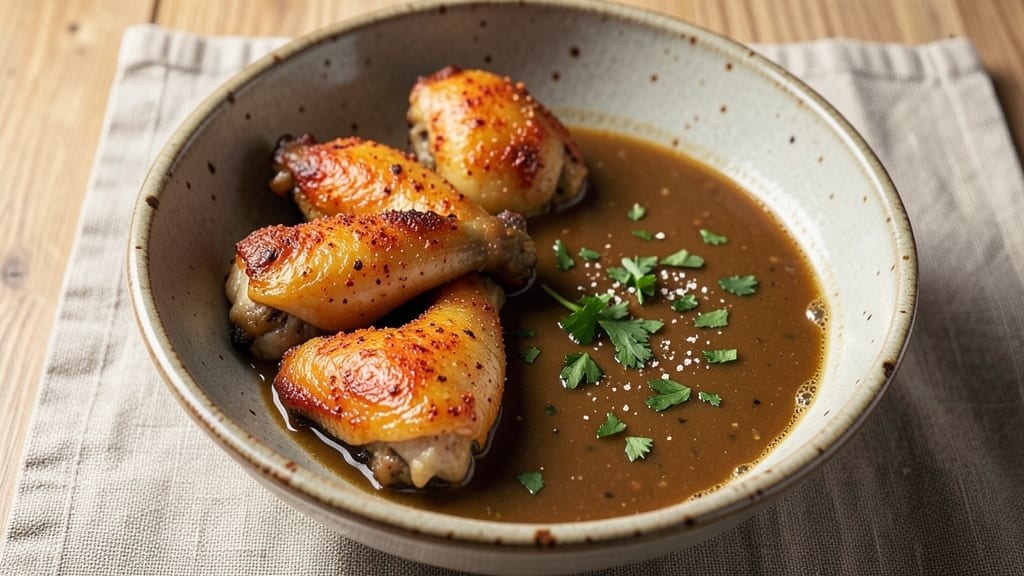 Baked Chicken Wings in Gravy Recipe: Savory Pan Sauce Turns Every Bite Rich