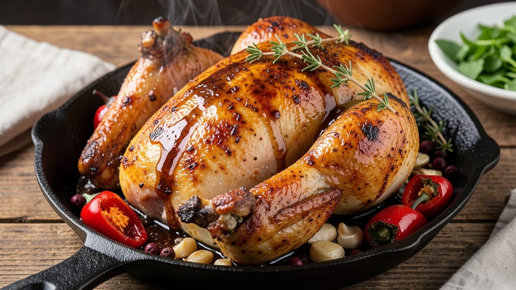 Bake Whole Jamaican-Style Chicken Recipe: Scoville-Kissed Jerk Crust and Juicy Centers