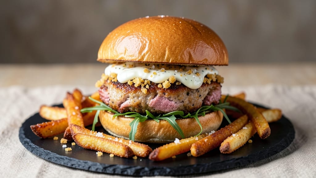 Air-Fried Chicken Burger Recipe: Juicy Patties with Crispy Parmesan Crust