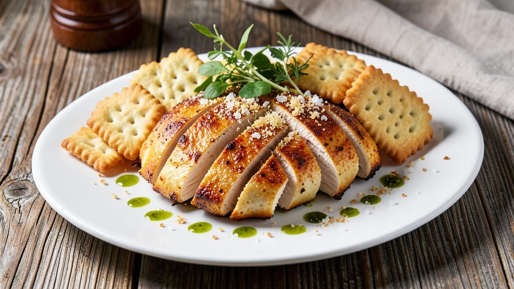 Baked Chicken Breast with Ritz Crackers Recipe: Crunchy Parmesan Crust Meets Juicy Centers