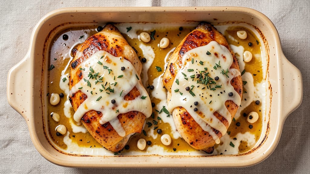 Baked Asiago Chicken Recipe: Melty Cheese Crust With Juicy Centers