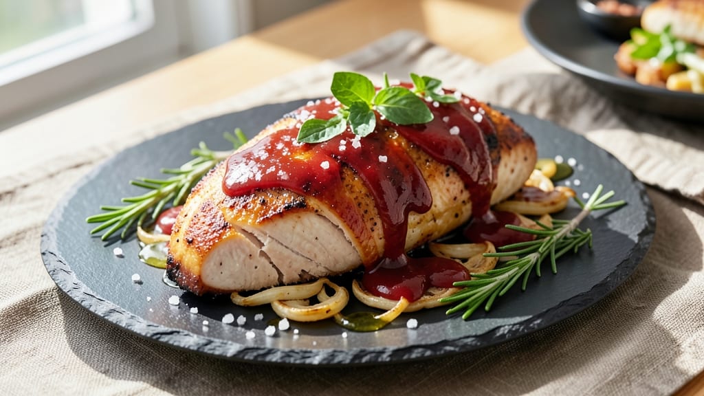 Baked Chicken Breast With Barbecue Sauce Recipe: Sticky-Sweet Glaze That Locks in Moisture