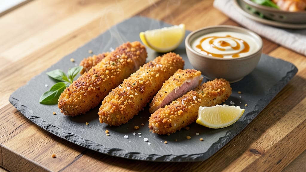 Air Fry Chicken Fingers Recipe: Buttermilk Brine Secret for Triple-Crusted Crunch