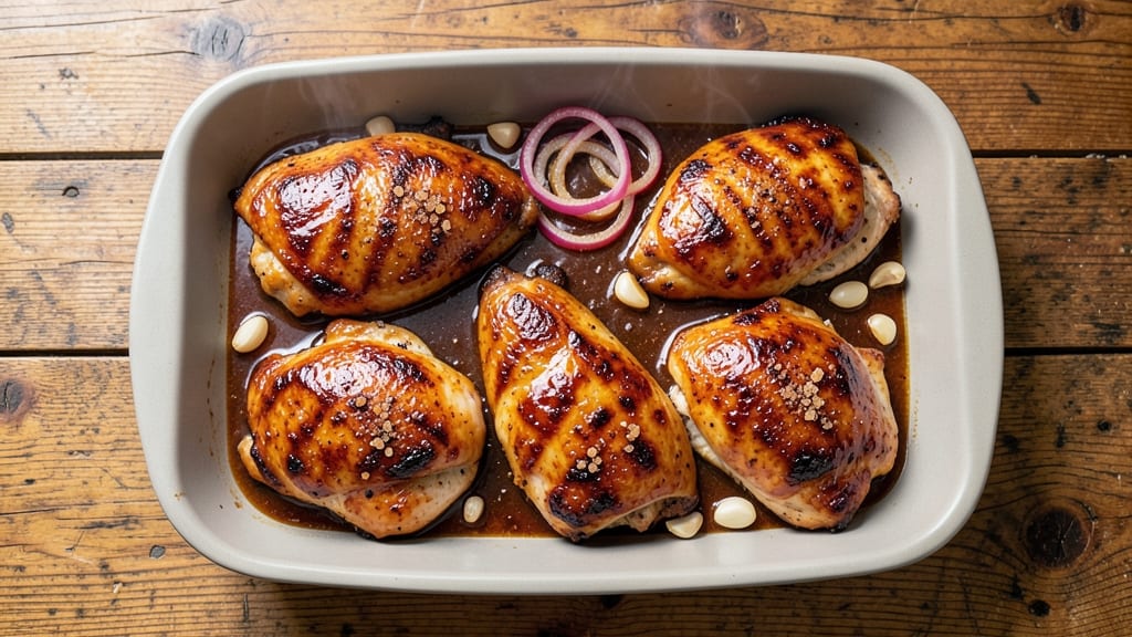 Baked Barbecue Boneless Chicken Recipe: Smoky-Sweet Glaze Locks in Juice