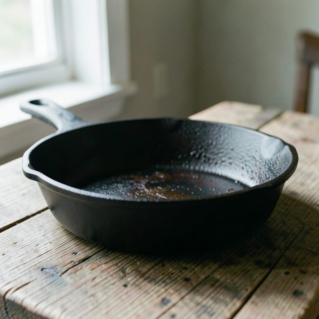 The cast iron skillet