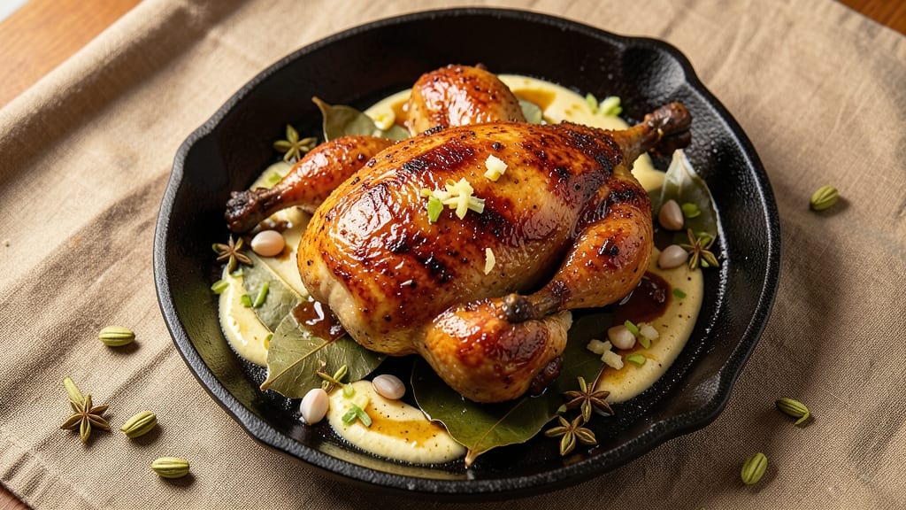 Bangladeshi Whole Chicken Roast Recipe: Five-Spice Crust Meets Foil-Sealed Juice Lock