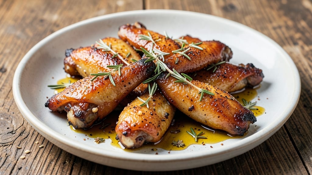 Baked Chicken Wings Marinade Recipe: Smoky Garlic-Herb Infusion for Crispy Wings