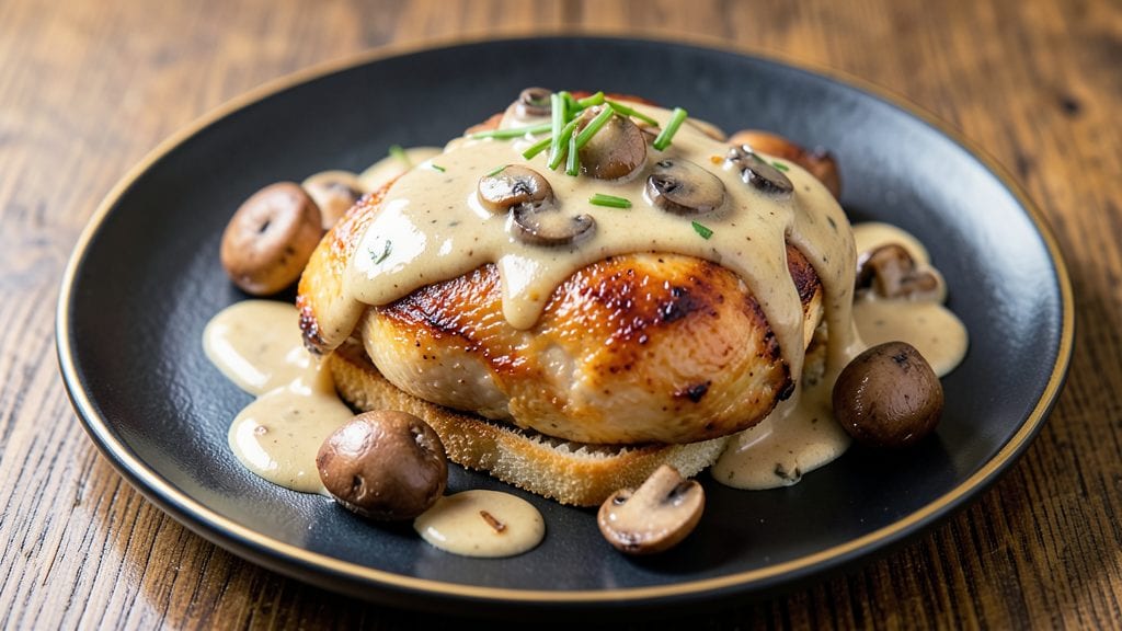 Campbell's Chicken À La King Recipe: Celery Crown Crunch Meets Creamy Mushroom Magic