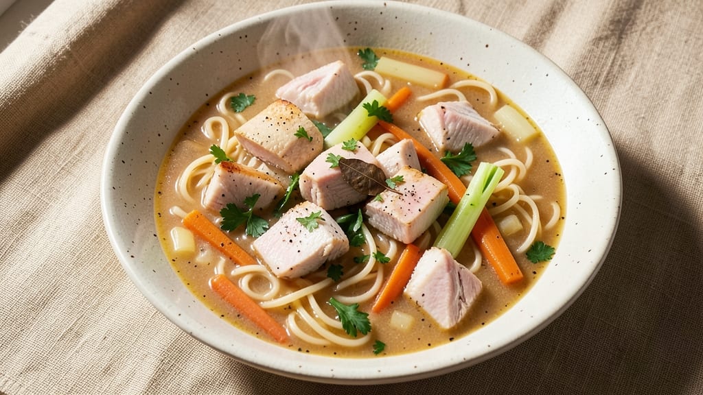 Campbell's Chicken Noodle Soup Copycat Recipe: Nostalgic Comfort with Crisp Celery Crown