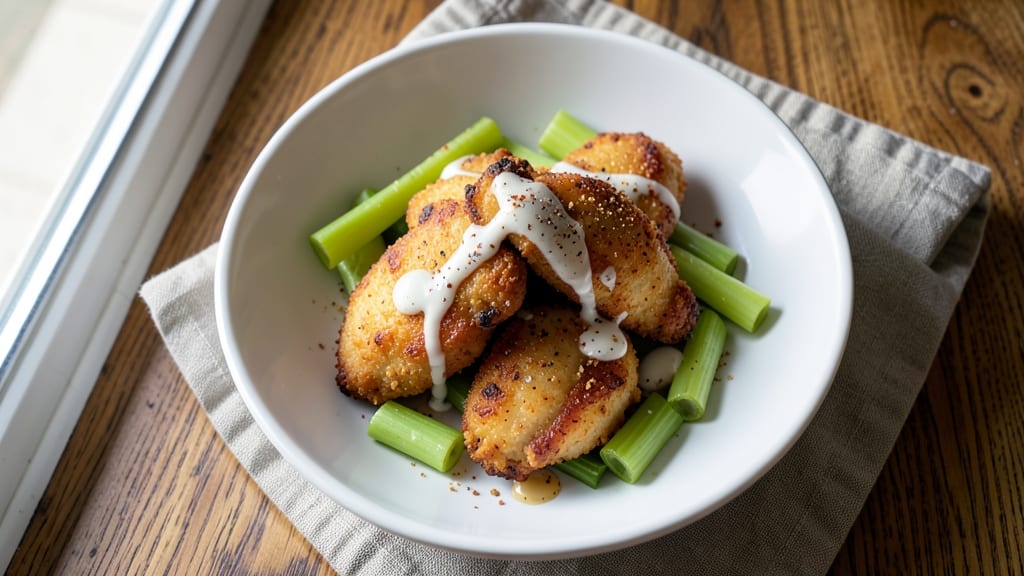 Cane's Famous Fried Chicken Copycat Recipe: Celery Crown Crunch Over Tangy Buttermilk Bliss