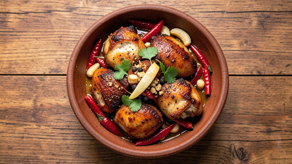Andhra Chicken Roast Recipe: Bold Spice and Charred Crust Magic