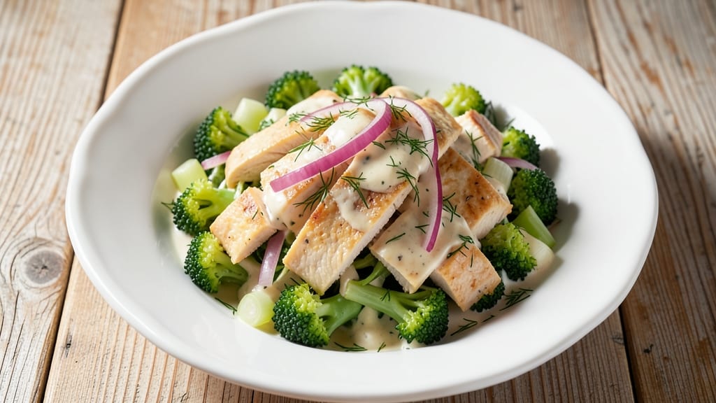Chicken Salad Chick Broccoli Salad Copycat Recipe: Crunchy Celery and Creamy Ranch Fusion