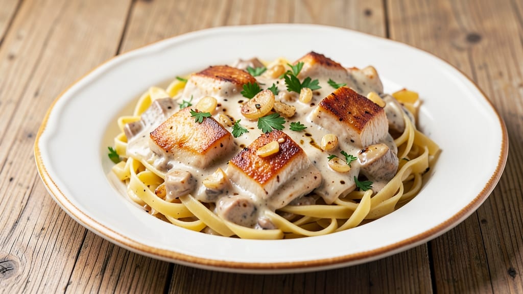 Betty Crocker's Chicken Tetrazzini Recipe: Crispy Celery Crown Over Mushroom Cream Bliss