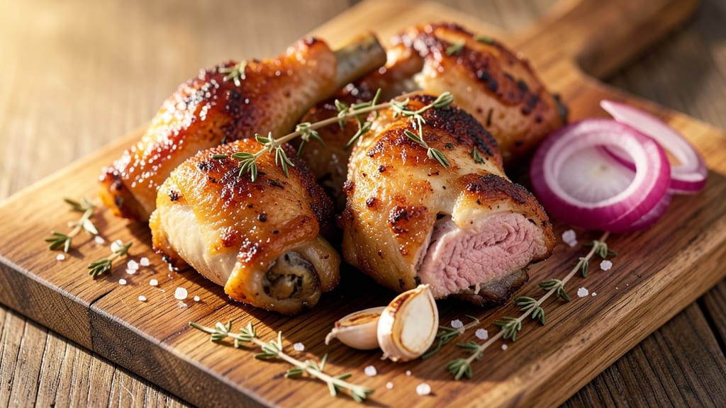 Chicken Thighs and Legs Recipe: Slow-Braised Until Fall-Off-The-Bone Tender