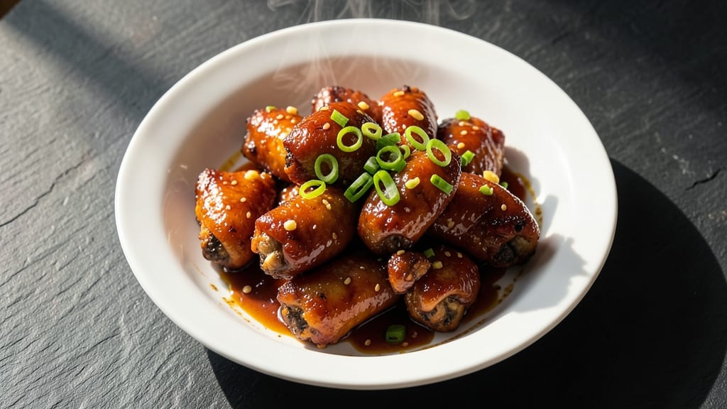 Chinese Takeout Chicken Wings Recipe: Crispy Celery Crown Over Sweet Vinegar Bliss