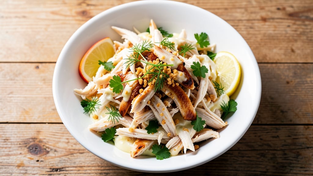 Copycat Sam's Club Rotisserie Chicken Salad Recipe: Shredded Chicken That Mimics the Original