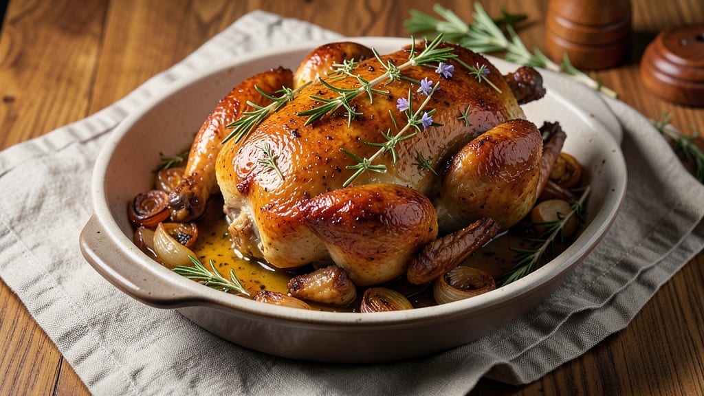 6lb Roast Chicken Recipe: Buttermilk Brine Secret for Juicy Golden Skin