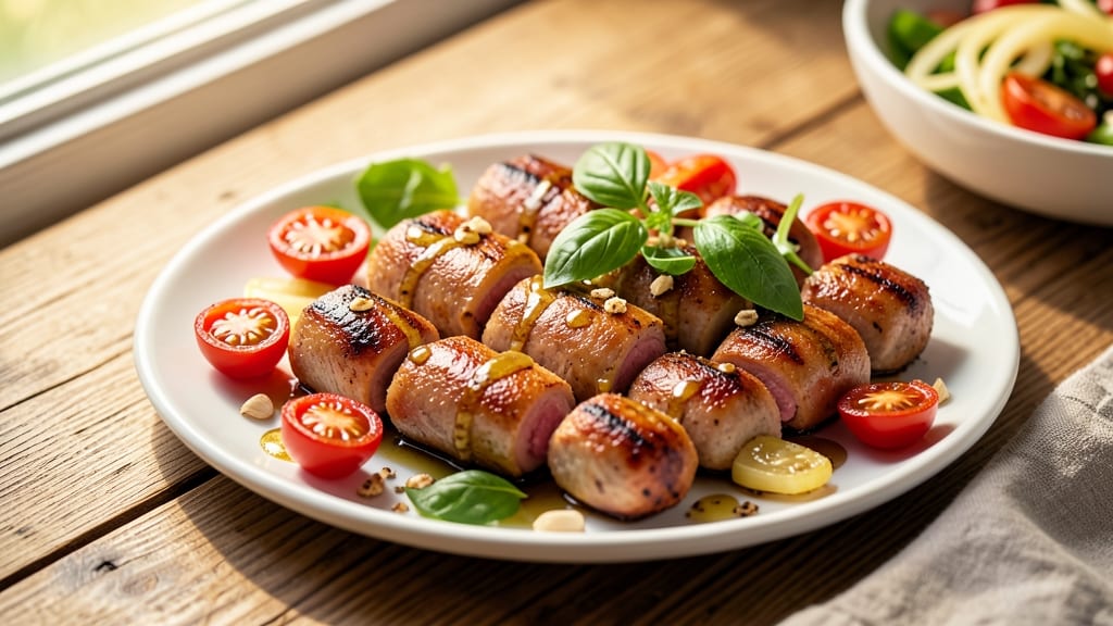 Aldi Tomato Basil Chicken Sausage Recipe: One-Pan Herb-Infused Simplicity