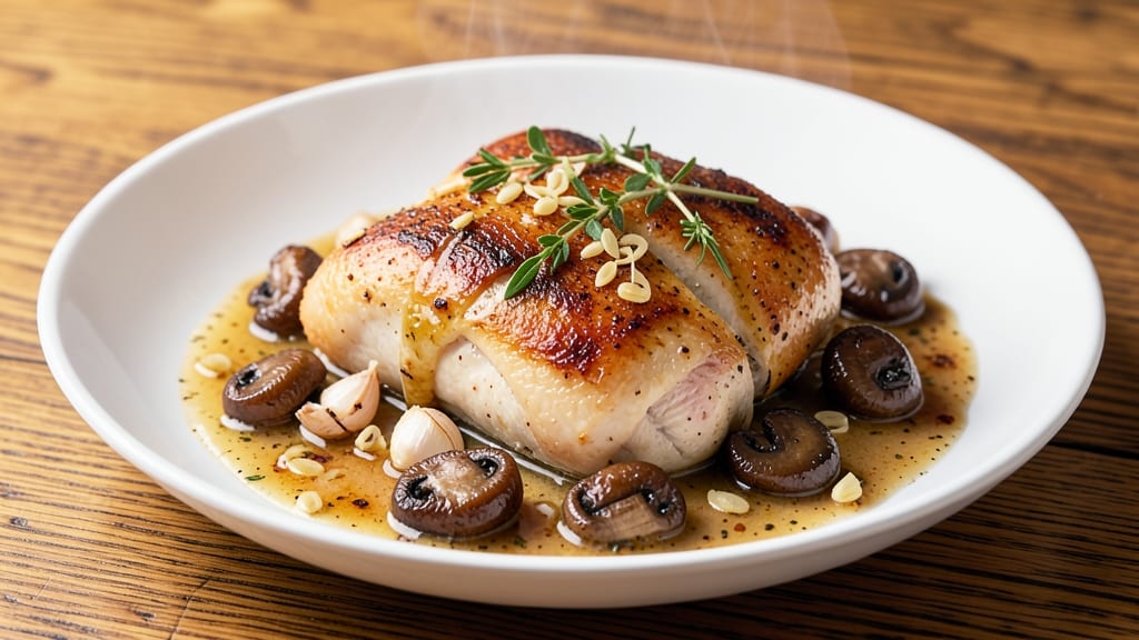 Baked Chicken and Mushroom Sauce Recipe: Umami-Rich Pan Sauce That Elevates Leftovers