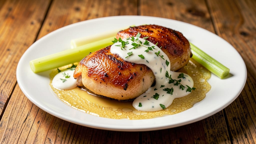 Ina Garten's Chicken Thigh Recipe: Crispy Celery Crown Over Herbed Cream Bliss