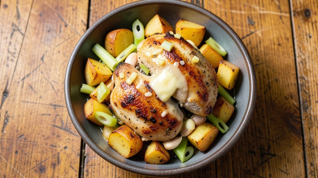 McCormick Chicken And Potatoes Recipe: Juicy Potatoes With Crispy Celery Crown Topping